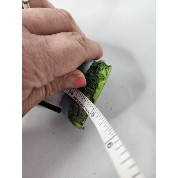 𝅺VINTAGE Cow Figurine With Rake And Hay Farmhouse Country Decor KS Collection - Picture 8 of 8